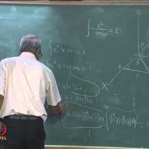 Introductory Quantum Chemistry by Prof. K.L. Sebastian (NPTEL):- Lecture 23: Hydrogen atom continued : Separation of variables