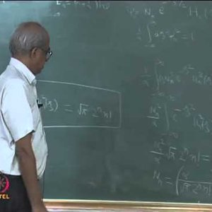 Introductory Quantum Chemistry by Prof. K.L. Sebastian (NPTEL):- Lecture 20: Harmonic Oscillator - Orthogonality of Eigenfunctions