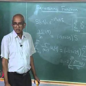 Introductory Quantum Chemistry by Prof. K.L. Sebastian (NPTEL):- Lecture 19: Harmonic Oscillator - Generating function
