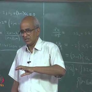 Introductory Quantum Chemistry by Prof. K.L. Sebastian (NPTEL):- Lecture 18: Harmonic Oscillator - The Series Solution
