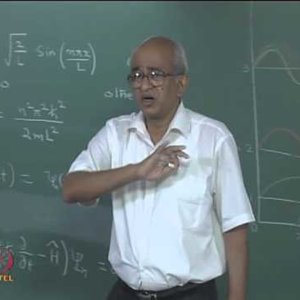 Introductory Quantum Chemistry by Prof. K.L. Sebastian (NPTEL):- Lecture 9: Particle in a box - Part 3