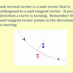 Determining the Unit Normal Vector
