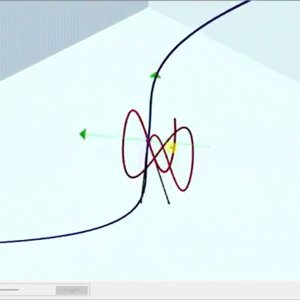 Find the Angle of Intersection of Two Space Curves Given As Vector Functions - YouTube