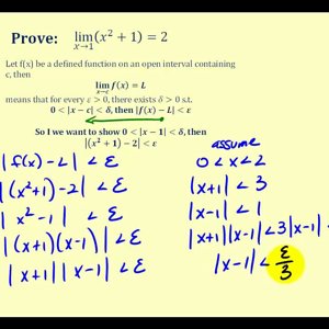 Formal Definition of Limits Part 2
