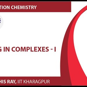 Co-ordination chemistry by Prof. D. Ray (NPTEL):- Bonding in Complexes - 1