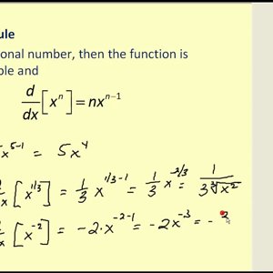 Finding Derivatives Using the Power   Rule