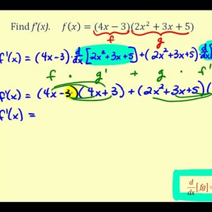 The Product Rule of Differentiation (Introduction)