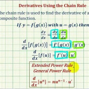 Ex: Derivatives Using the Chain Rule - Quadratic Raised to a Power