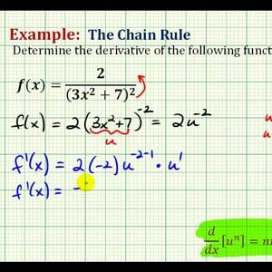 Ex 3:   Determine a Derivative Using the Chain Rule