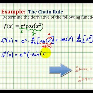 Ex 3:   Determine a Derivative Using the Chain Rule and Product Rule With a Trig Function