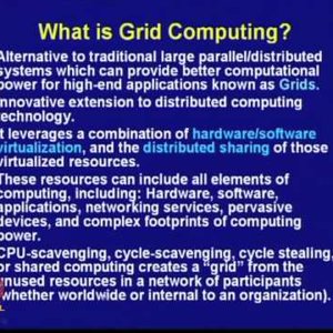 High Performance Computer Architecture by Prof. Ajit Pal (NPTEL):- Lecture 41: Cluster, Grid and Cloud Computing