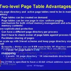 High Performance Computer Architecture by Prof. Ajit Pal (NPTEL):- Lecture 30: Virtual Memory (Contd.)