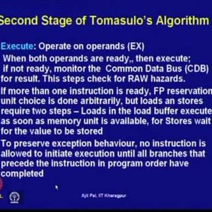 High Performance Computer Architecture by Prof. Ajit Pal (NPTEL):- Lecture 14: Dynamic Instruction Scheduling (Contd.)