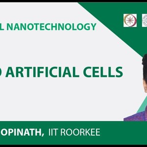 Biomedical Nanotechnology by Prof. P. Gopinath (NPTEL):- Nano artificial cells