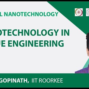 Biomedical Nanotechnology by Prof. P. Gopinath (NPTEL):- Nanotechnology in Tissue Engineering