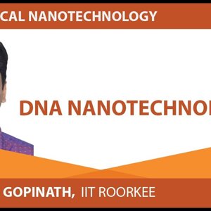 Biomedical Nanotechnology by Prof. P. Gopinath (NPTEL):- DNA Nanotechnology