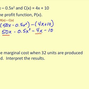 Marginals