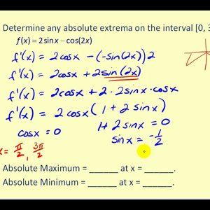 Absolute Extrema of Transcendental Functions