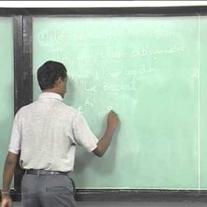 Classical Field Theory by Prof. Suresh Govindarajan (NPTEL):- Lecture 19: Lie Algebras - I