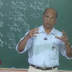 Chemical Reaction Engineering 1 (Homogeneous Reactors) by Prof K. Krishnaiah (NPTEL):- Lec 25:  Contd. And later Reactor Design of PFR