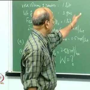 Chemical Reaction Engineering 2 (Heterogeneous Reactors) by Prof K. Krishnaiah (NPTEL):- Problem solving session