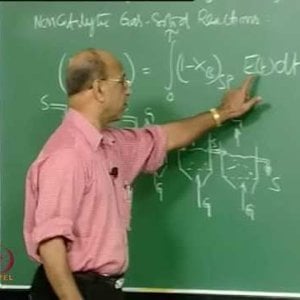 Chemical Reaction Engineering 2 (Heterogeneous Reactors) by Prof K. Krishnaiah:- General Performance equation for non-catalytic gas solid reactions