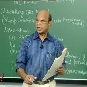 Chemical Reaction Engineering 2 (Heterogeneous Reactors) by Prof K. Krishnaiah (NPTEL):- Shrinking Core Model Contd. 1