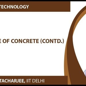 Concrete Technology by Dr. B. Bhattacharjee (NPTEL):- Shrinkage of Concrete (Contd.)