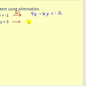 Solving Systems of Equations by Elimination
