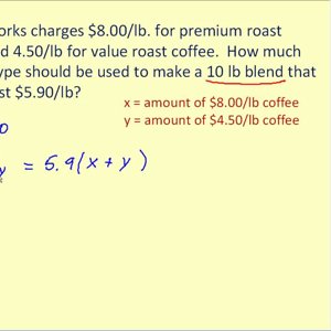 More Applications Involving Systems of Equations