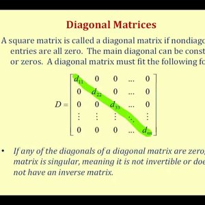 Diagonal Matrices