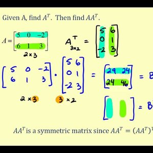 Transpose of a Matrix