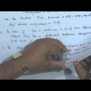 Real Analysis by Prof. P. D. Srivastava (NPTEL):- Fundamental Theorems of Integral Calculus