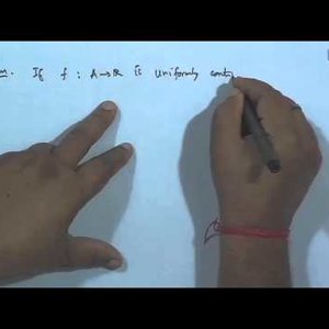 Real Analysis by Prof. P. D. Srivastava (NPTEL):- Uniform Continuity and Absolute Continuity