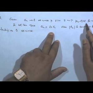 Real Analysis by Prof. P. D. Srivastava (NPTEL):- Cauchy theorems on limit of sequences with examples