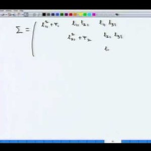 Applied Multivariate Analysis (NPTEL):- Lecture 38: Factor Analysis - 2