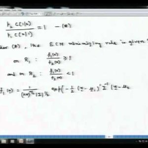 Applied Multivariate Analysis (NPTEL):- Lecture 32: Discriminant Analysis and Classification - 3