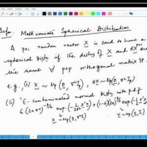 Applied Multivariate Analysis (NPTEL):- Lecture 22: Multiple correlation coefficient