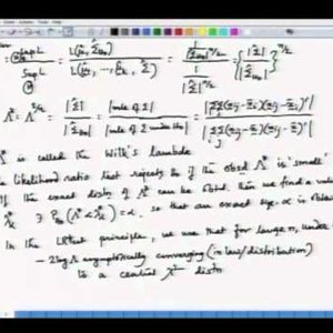 Applied Multivariate Analysis (NPTEL):- Lecture 18: MANOVA - 1