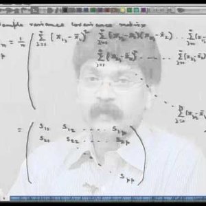 Applied Multivariate Analysis (NPTEL):- Lecture 2: Basic concepts on multivariate distribution - 2