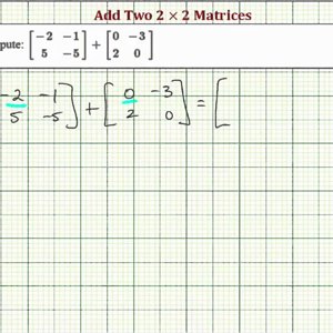 Ex:  Add Two 2x2 Matrices