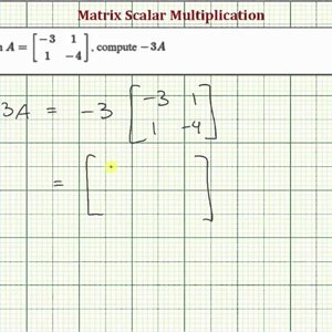 Ex: Perform Matrix Scalar Multiplication
