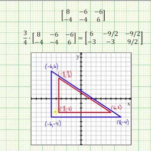 Ex 1:  Matrix Application: Translation / Dilation