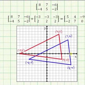 Ex 2:  Matrix Application: Translation / Dilation