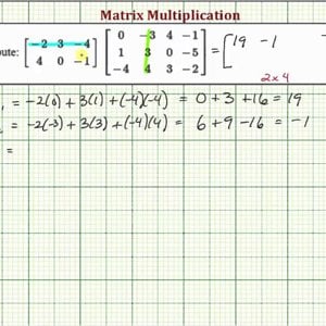 Ex: Matrix Multiplication (2x3)*(3x4)