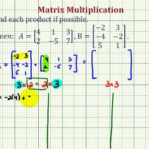 Ex 3: Matrix Multiplication (3x2)*(2x3)