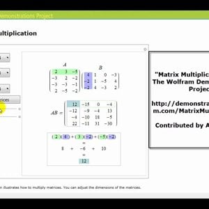 Animation:  Matrix Multiplication