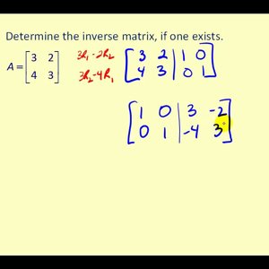 Inverse Matrices Using Augmented Matrices