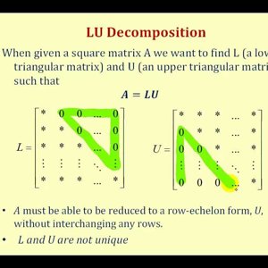 LU Decomposition Using Elementary Matrices