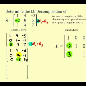 LU Decomposition - Shortcut